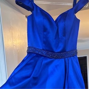 Sherri Hill Blue Cocktail Dress